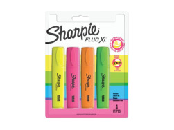 Sharpie Fluo XL Highlighters Mix 4 Count