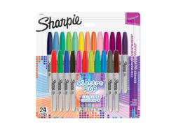 Sharpie Permanent Markers Fine Electro Pop 24 pcs.