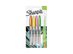 Sharpie Permanent Markers Assorted Neon Colours  4 pcs.