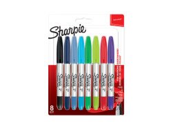 Sharpie Twin Tip Permanent Markers Fine & Ultra-Fine Points 8 pcs.