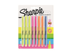 Sharpie Pocket Highlighters Chisel Tip Assorted Fluorescent 8 pcs.