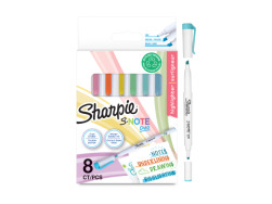 Sharpie S-Note Creative Colouring Marker Pens, DUO Mix Colours 8 pcs.