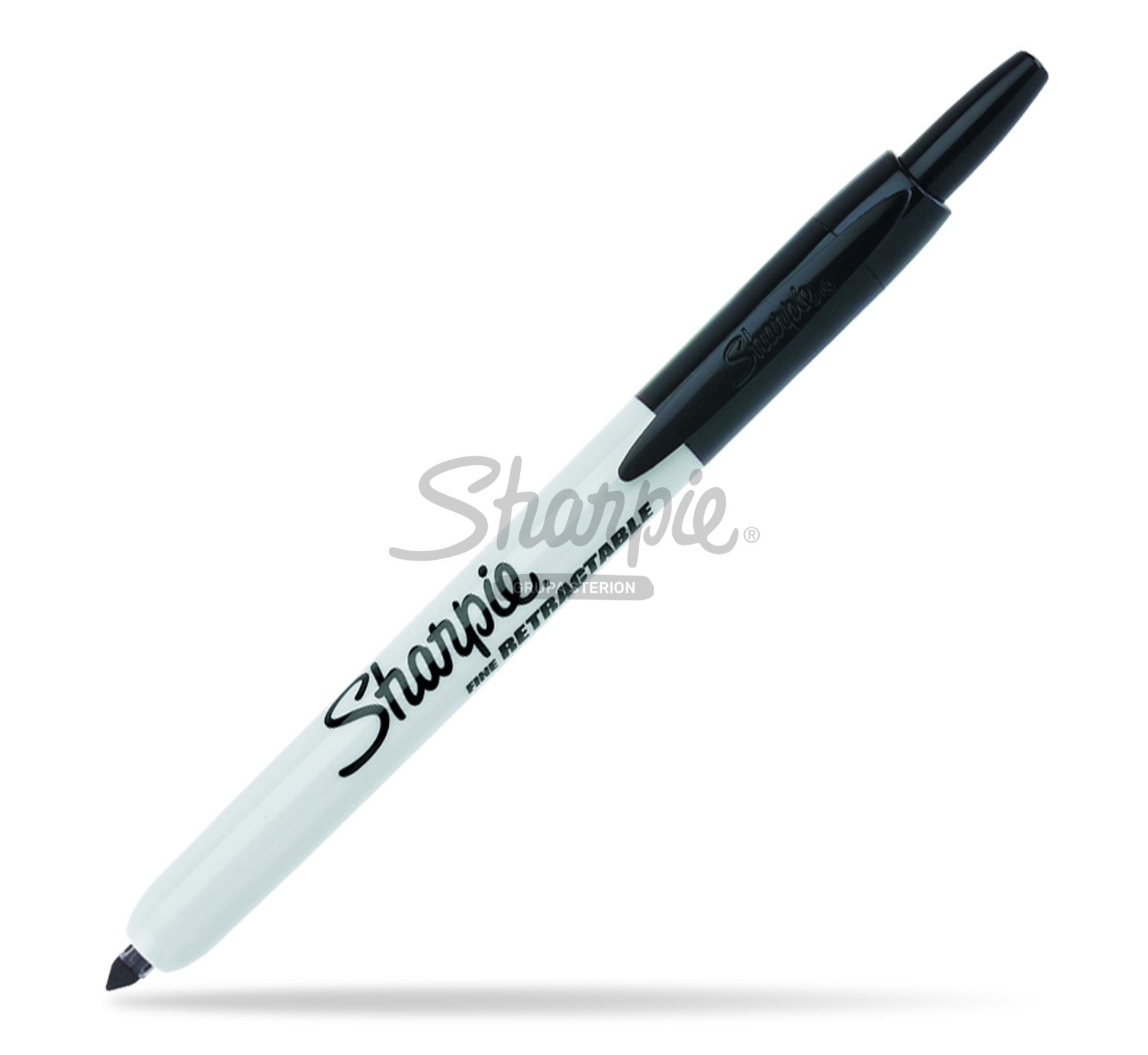 Sharpie Retractable Permanent Marker Fine Point Black - 1 pcs.